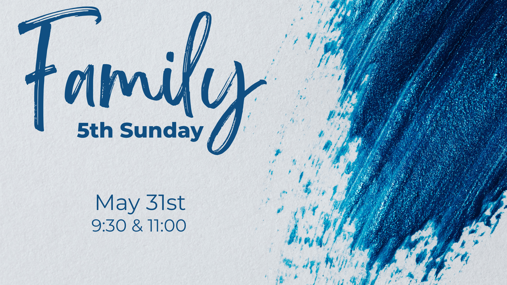 family 5th sunday may 31